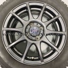 JDM Weds Velva Charge 15" Wheels with Snow Tires